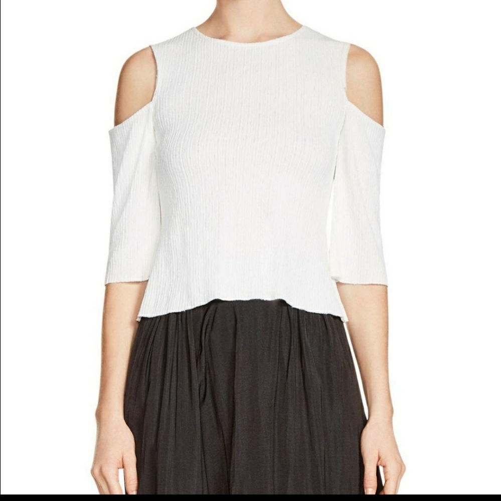 NWT Maje | Lina Cold Shoulder Top, Size 1
